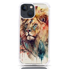 Lion Africa African Art Iphone 13 Mini Tpu Uv Print Case