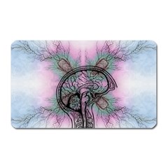 Tourette Syndrome Epilepsy Brain Magnet (rectangular) by pakminggu