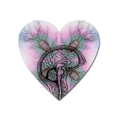 Tourette Syndrome Epilepsy Brain Heart Magnet by pakminggu