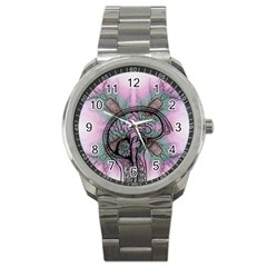 Tourette Syndrome Epilepsy Brain Sport Metal Watch by pakminggu