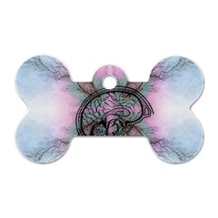 Tourette Syndrome Epilepsy Brain Dog Tag Bone (one Side) by pakminggu