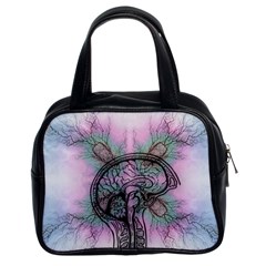 Tourette Syndrome Epilepsy Brain Classic Handbag (two Sides) by pakminggu