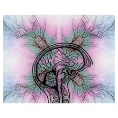 Tourette Syndrome Epilepsy Brain Premium Plush Fleece Blanket (medium) by pakminggu