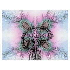 Tourette Syndrome Epilepsy Brain Two Sides Premium Plush Fleece Blanket (extra Small) by pakminggu