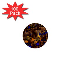 Binary Code Transformation 1  Mini Buttons (100 Pack)  by pakminggu