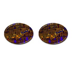 Binary Code Transformation Cufflinks (oval) by pakminggu