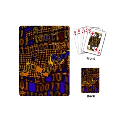 Binary Code Transformation Playing Cards Single Design (mini) by pakminggu