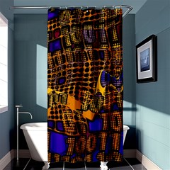 Binary Code Transformation Shower Curtain 36  X 72  (stall)  by pakminggu