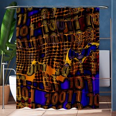 Binary Code Transformation Shower Curtain 60  X 72  (medium)  by pakminggu