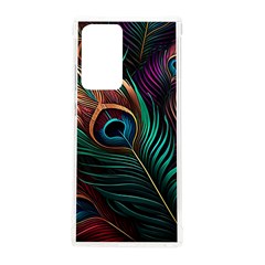 Peacock Feathers Nature Feather Pattern Samsung Galaxy Note 20 Ultra Tpu Uv Case by pakminggu