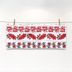 Ukraine Scheme Pattern Kit Ornament Plants Hand Towel by pakminggu