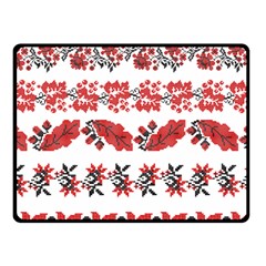 Ukraine Scheme Pattern Kit Ornament Plants Fleece Blanket (small) by pakminggu