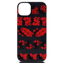 Ukraine Scheme Pattern Kit Ornament Plants Iphone 14 Plus Black Uv Print Case by pakminggu