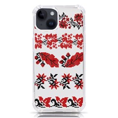 Ukraine Scheme Pattern Kit Ornament Plants Iphone 14 Tpu Uv Print Case by pakminggu