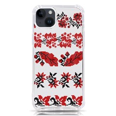 Ukraine Scheme Pattern Kit Ornament Plants Iphone 14 Plus Tpu Uv Print Case by pakminggu