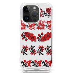 Ukraine Scheme Pattern Kit Ornament Plants Iphone 14 Pro Tpu Uv Print Case by pakminggu