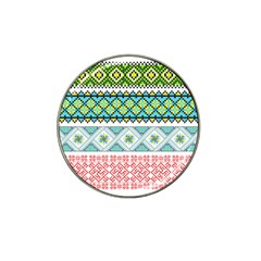 Ukraine Ornament Pattern Symbolism Geometric Hat Clip Ball Marker (4 Pack) by pakminggu