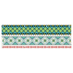 Ukraine Ornament Pattern Symbolism Geometric Banner And Sign 9  X 3  by pakminggu