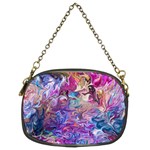 Painted flames Chain Purse (Two Sides) Back