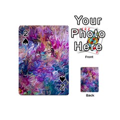 Painted Flames Playing Cards 54 Designs (mini) by kaleidomarblingart