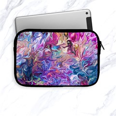 Painted Flames Apple Ipad Mini Zipper Cases by kaleidomarblingart