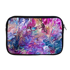 Painted Flames Apple Macbook Pro 17  Zipper Case by kaleidomarblingart