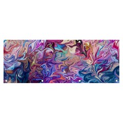 Painted Flames Banner And Sign 8  X 3  by kaleidomarblingart