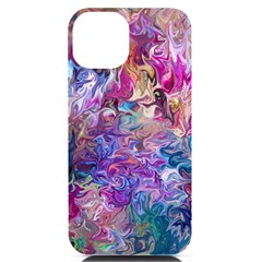 Painted Flames Iphone 14 Black Uv Print Case