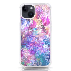 Painted Flames Iphone 14 Tpu Uv Print Case by kaleidomarblingart