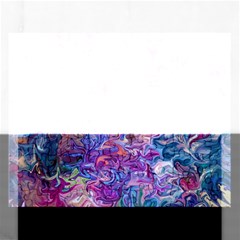 Painted Flames Rectangular Jigsaw Puzzl by kaleidomarblingart