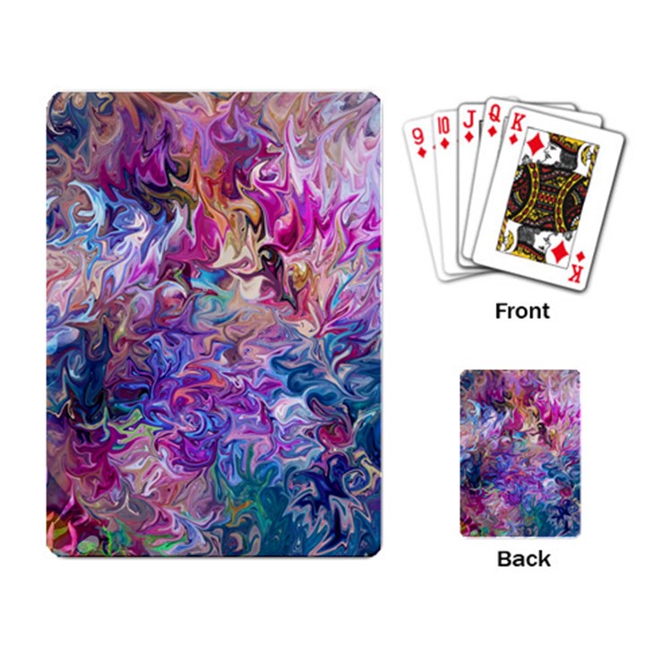 Painted flames Playing Cards Single Design (Rectangle)