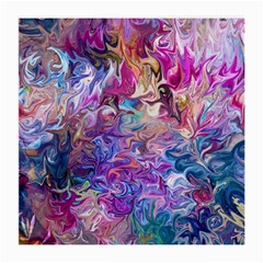 Painted Flames Medium Glasses Cloth by kaleidomarblingart