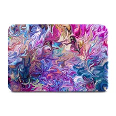 Painted Flames Plate Mats by kaleidomarblingart