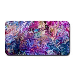 Painted Flames Medium Bar Mat by kaleidomarblingart