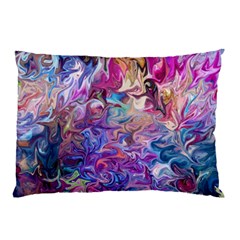 Painted Flames Pillow Case by kaleidomarblingart