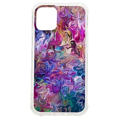 Painted Flames Iphone 12 Mini Tpu Uv Print Case	 by kaleidomarblingart