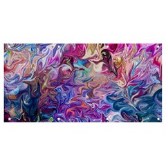 Painted Flames Banner And Sign 8  X 4  by kaleidomarblingart