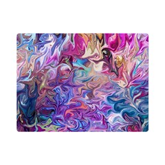 Painted Flames Premium Plush Fleece Blanket (mini) by kaleidomarblingart