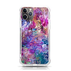 Painted Flames Iphone 11 Pro 5 8 Inch Tpu Uv Print Case by kaleidomarblingart