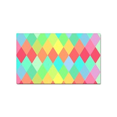 Low Poly Triangles Sticker Rectangular (10 Pack) by danenraven