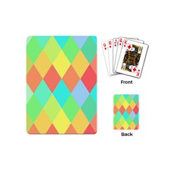 Low Poly Triangles Playing Cards Single Design (mini) by danenraven