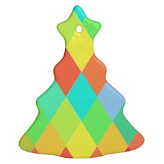 Low Poly Triangles Ornament (christmas Tree)  by danenraven