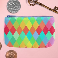 Low Poly Triangles Large Coin Purse by danenraven