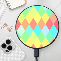 Low Poly Triangles Wireless Fast Charger(black) by danenraven