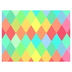 Low Poly Triangles Premium Plush Fleece Blanket (extra Small) by danenraven