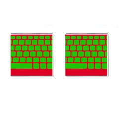 Keyboard Keys Computer Input Pc Cufflinks (square) by danenraven