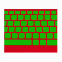 Keyboard Keys Computer Input Pc Small Glasses Cloth (2 Sides) by danenraven