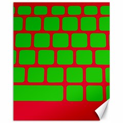 Keyboard Keys Computer Input Pc Canvas 11  X 14  by danenraven