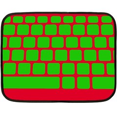 Keyboard Keys Computer Input Pc Fleece Blanket (mini) by danenraven