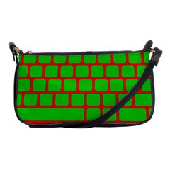 Keyboard Keys Computer Input Pc Shoulder Clutch Bag by danenraven